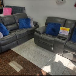 SOFA AND LOVESEAT SET JUST $1299!!! ADD THE RECLINER CHAIR FOR $299!!! JUST $50 DOWN AND 90 DAYS!!!