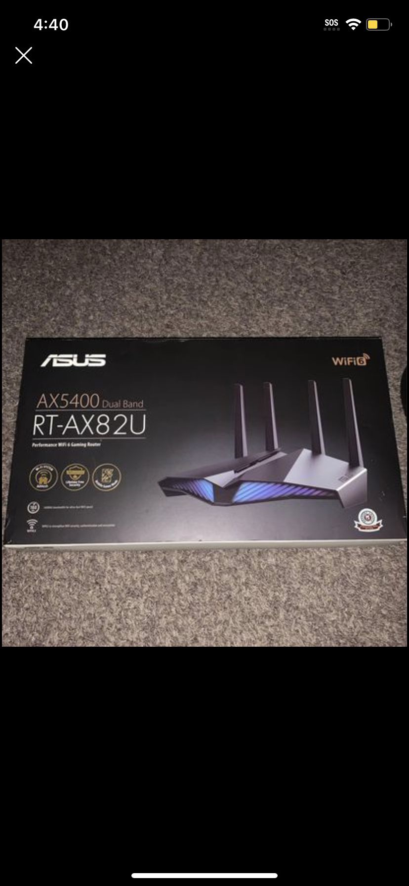 Asus Ax5400 Dual Band Router 