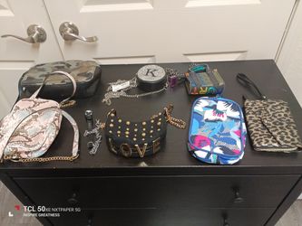 Bundled collections of secondhand purses or individual designer bags all for $100