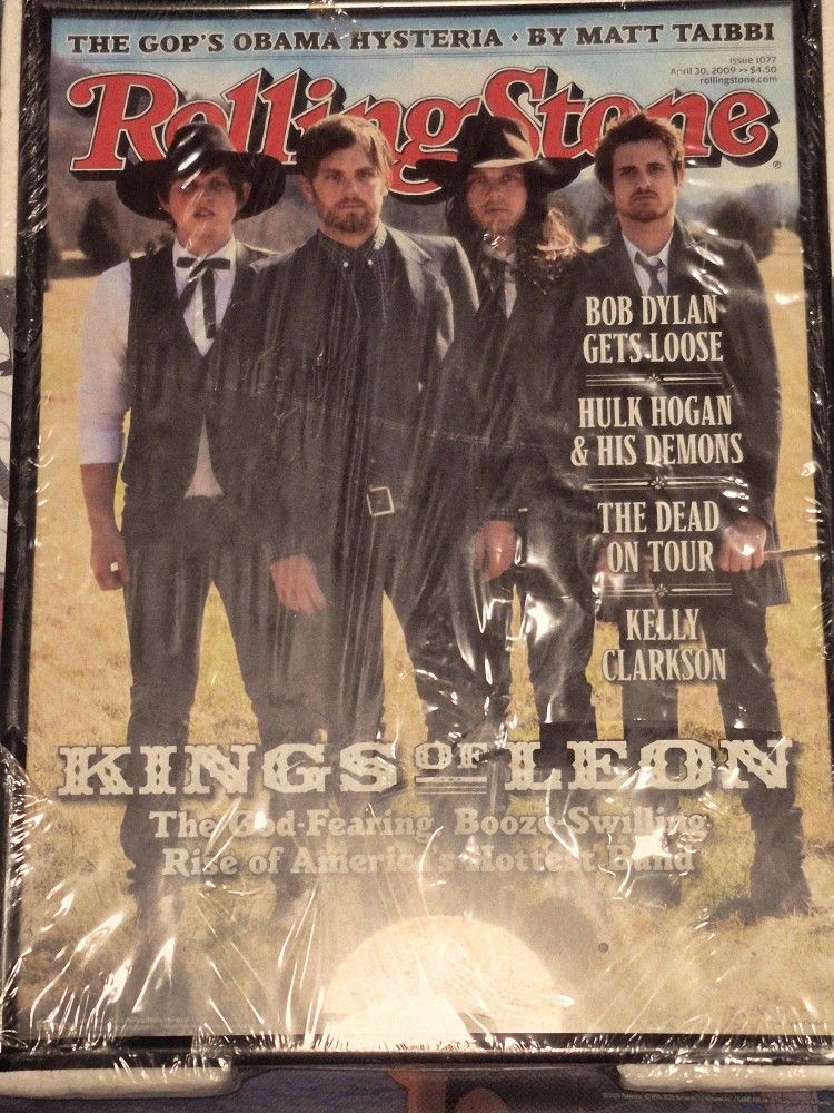 Kings Of Leon Framed Rolling Stones Magazine Cover