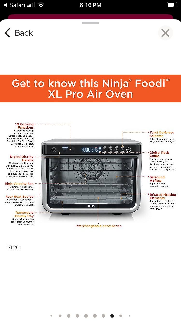 Ninja Foodi XL Pro Air Oven