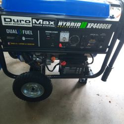 Duromax Hybrid Fuel Electric Start Generator 
