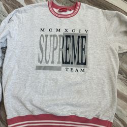 Supreme Team Crewneck Sweatshirt SS17 