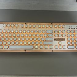 AZIO Retro Classic Bluetooth Keyboard | Posh Color (Used)