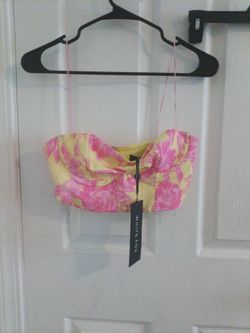 CUTE FLORAL CROP TOPS TANKS Strappy Tops Size Small