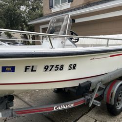 1995 Boston Whaler Rage 15 - 115HP w/ Trailer - Mechanic Special - $3,000 OBO