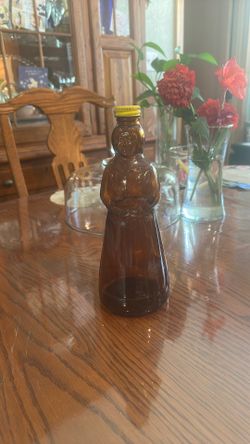 Mrs. Butterworth  Vintage Glass bottle 1970