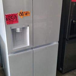 LG Side By Side Refrigerator 27 Cubic Feet X OW