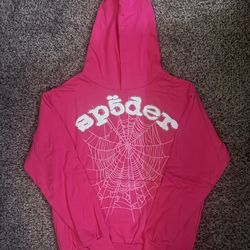 Pink vvs spider hoodie