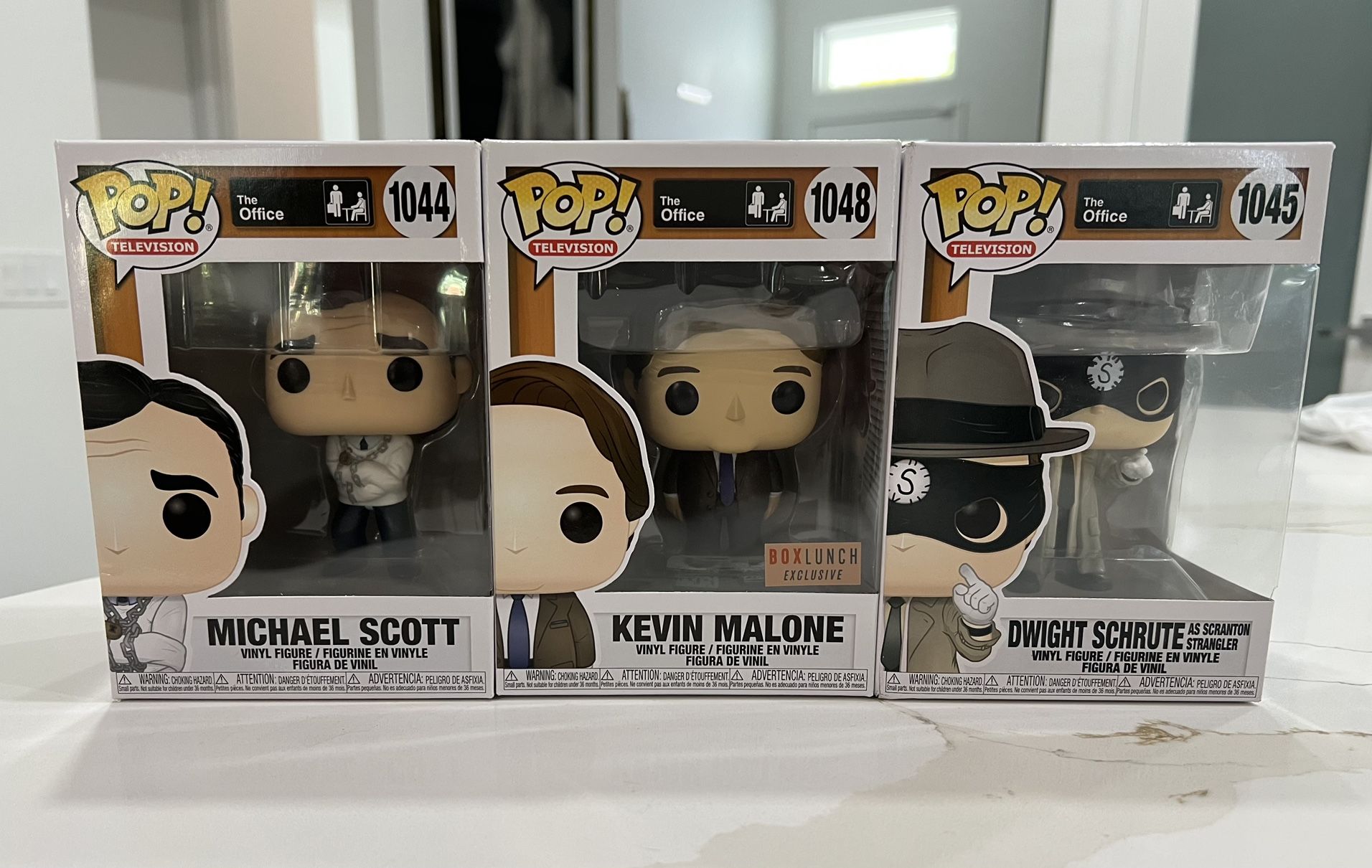 Funko Pop 3 Piece Set From The Office