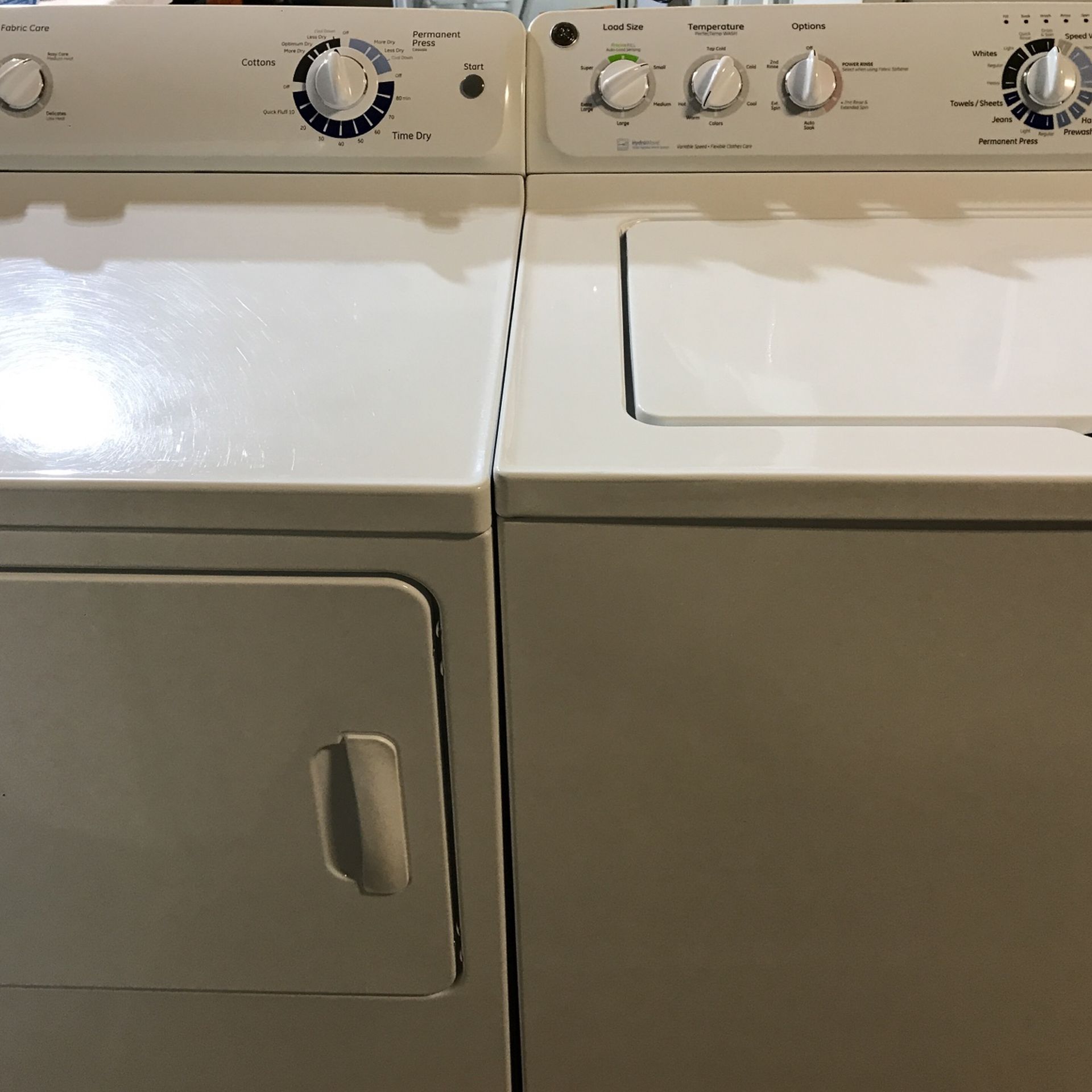 GE Washer And gas Dryer Set
