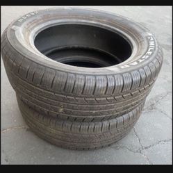 2 X 225/60r17 Good Tires 90% Treads !!
