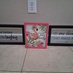 3 Set Of Inspiration Wall Art Design 