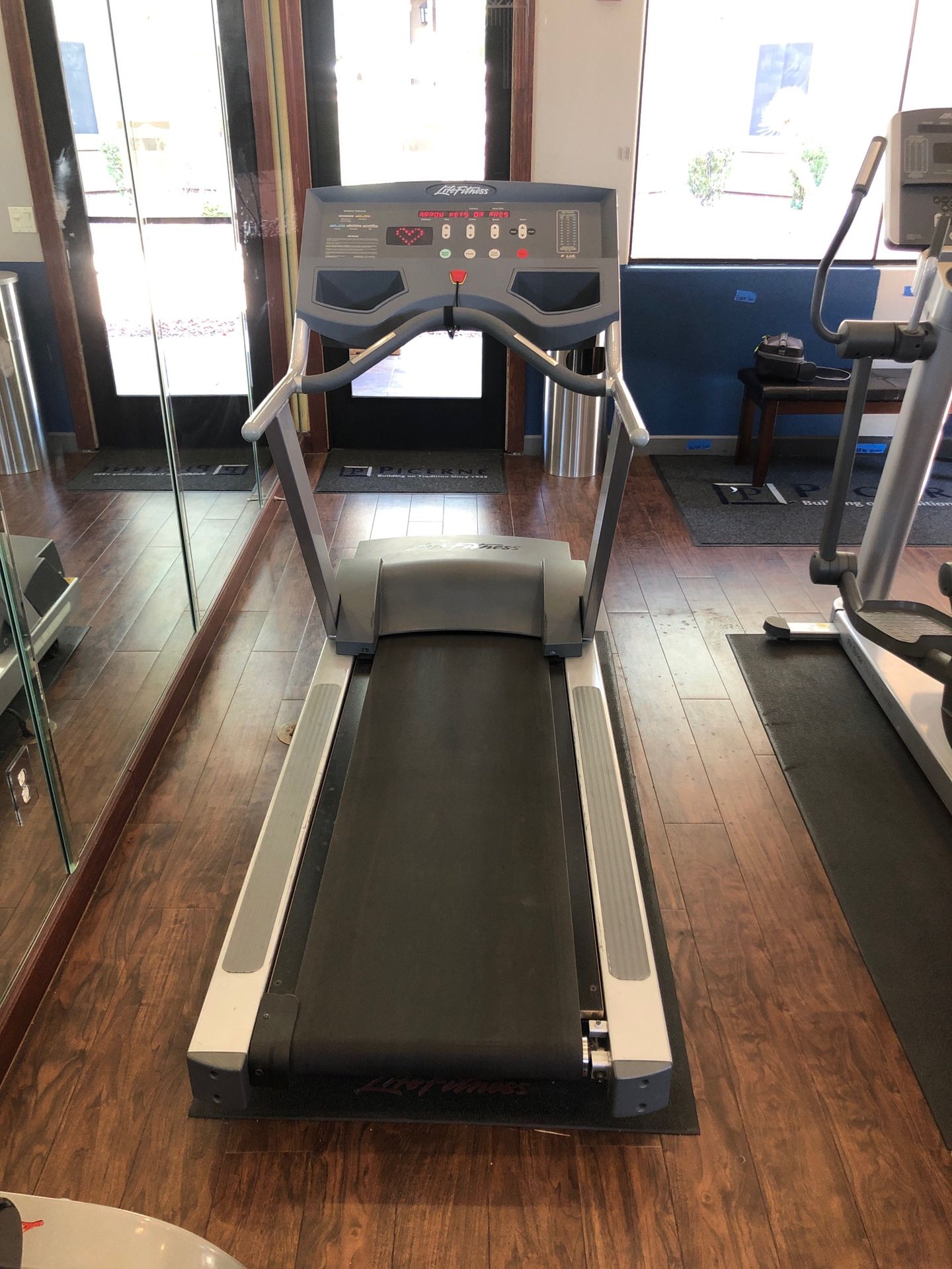 Life Fitness 90t treadmill x 2