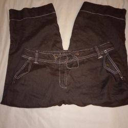 Women's Capri Size 12 • 100% Linen • Style Co