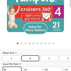 Pamper Diapers size 4
