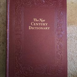 THE NEW CENTURY DICTIONARY 1946 HARDCOVER 2 VOLUMES VINTAGE Excellent Condition