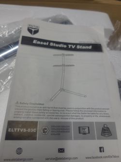Tripod eletab  tv stand 49 to 70 inch up to 88lbs