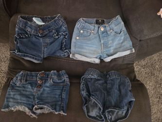 Baby Girl Denim Shorts 12M