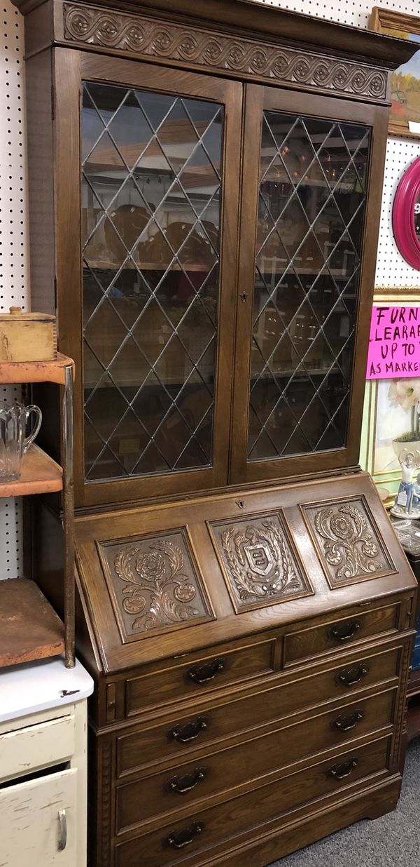 Antique Wooden Secretary Butler S Desk For Sale In Mesquite Tx