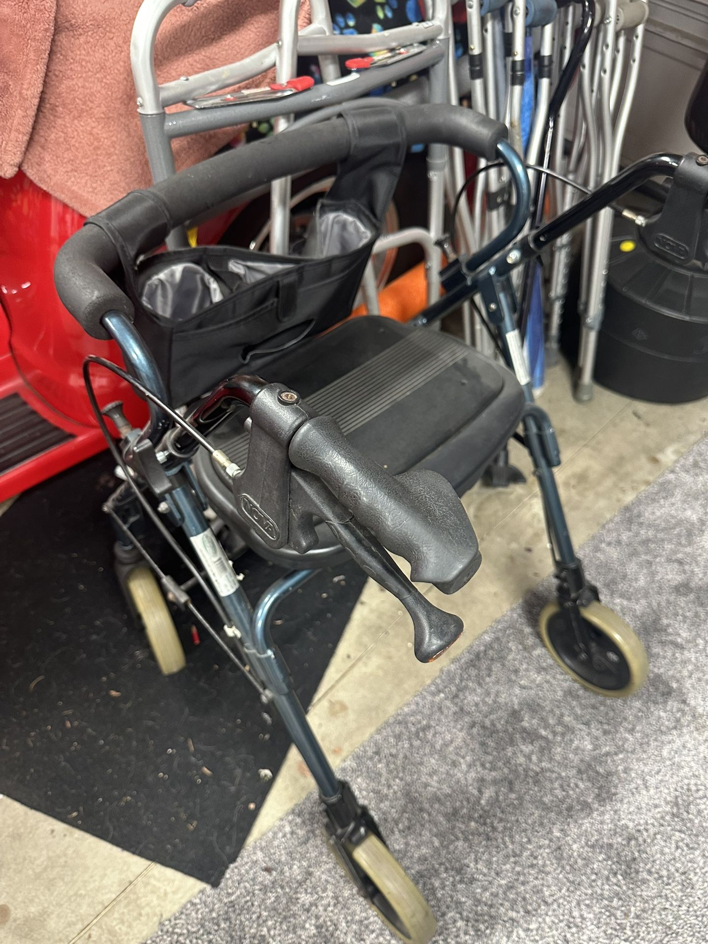 Adult Walker Stroller Cane Crutches