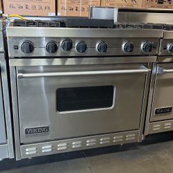 Viking 36”Wide All Gas Range Stove In Stainless Steel With 6 Burners 