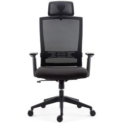 Tarance Mesh and Fabric Task Chair Black