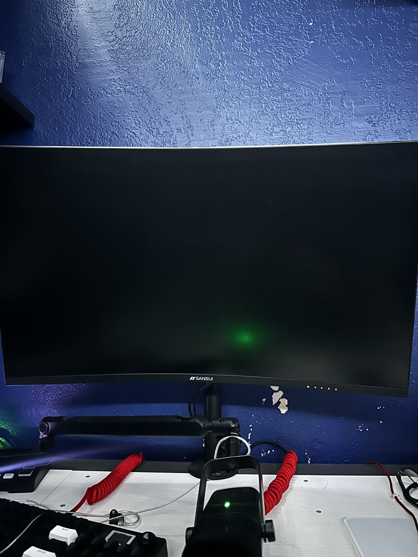 SANSUI 32 Inch Curved 240Hz Gaming Monitor High Refresh Rate, FHD 1080P Gaming PC Monitor