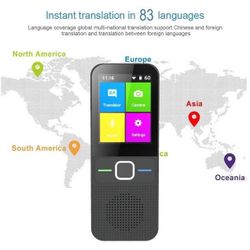 Brand new Language Translator Device, 2.4" Touch Screen, 83 Languages