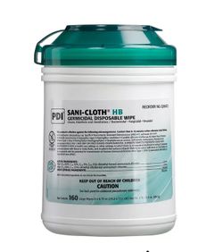 PDI SANI CLOTH HB Germicidal Wipes 160 Large New Sealed