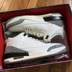 Jordan 3 White Cement 