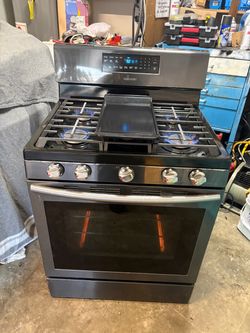 SAMSUNG GAS STOVE 5 BURNERS WORKING GREAT ESTUFA DE GAS