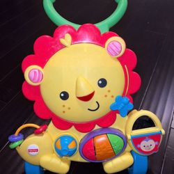 Fisher Price Musical Lion Walker Toy - Like New! 