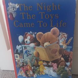 Large Cardboard Book Collectible.."Nite Toys Came To Life