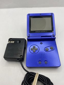 Nintendo Gameboy Advance SP AGS001 Cobalt Indigo Blue Handheld System Console