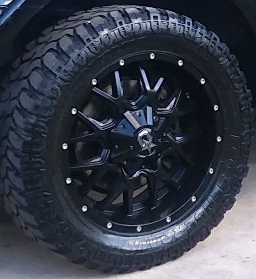 Dallas Cowboys Edition "20" Inch Rims and Tires in good condition.