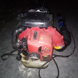 Red max Backpack Blower