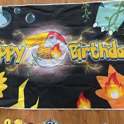 Pokemon Birthday  Decorations 