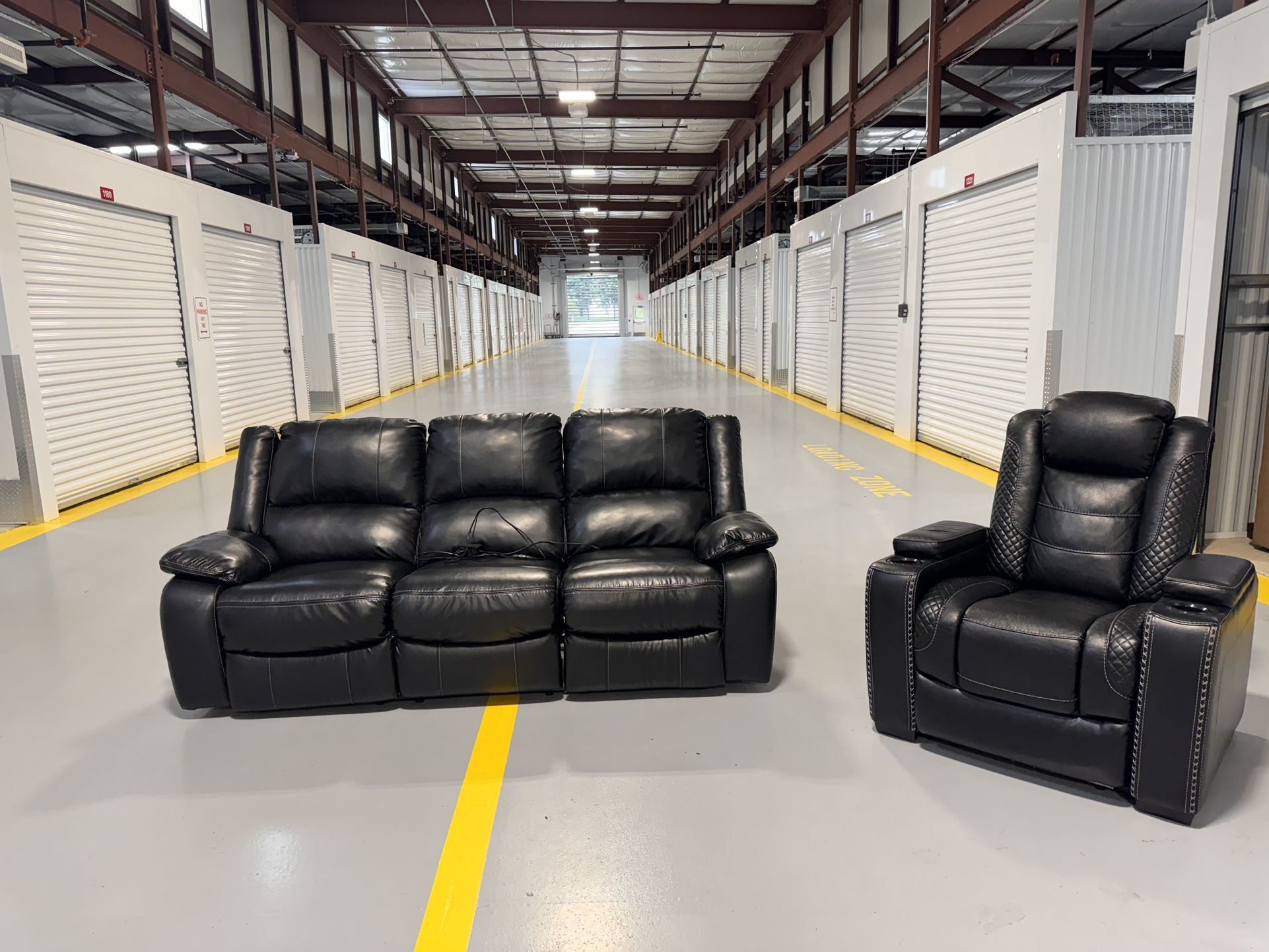 Leather Electric Couch SET