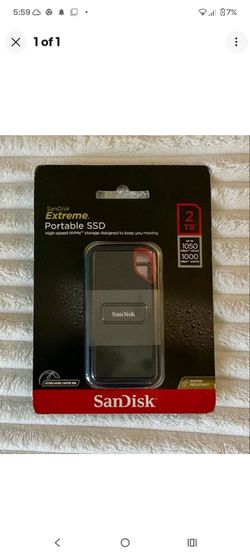 SanDisk Extreme Portable External SSD 2TB