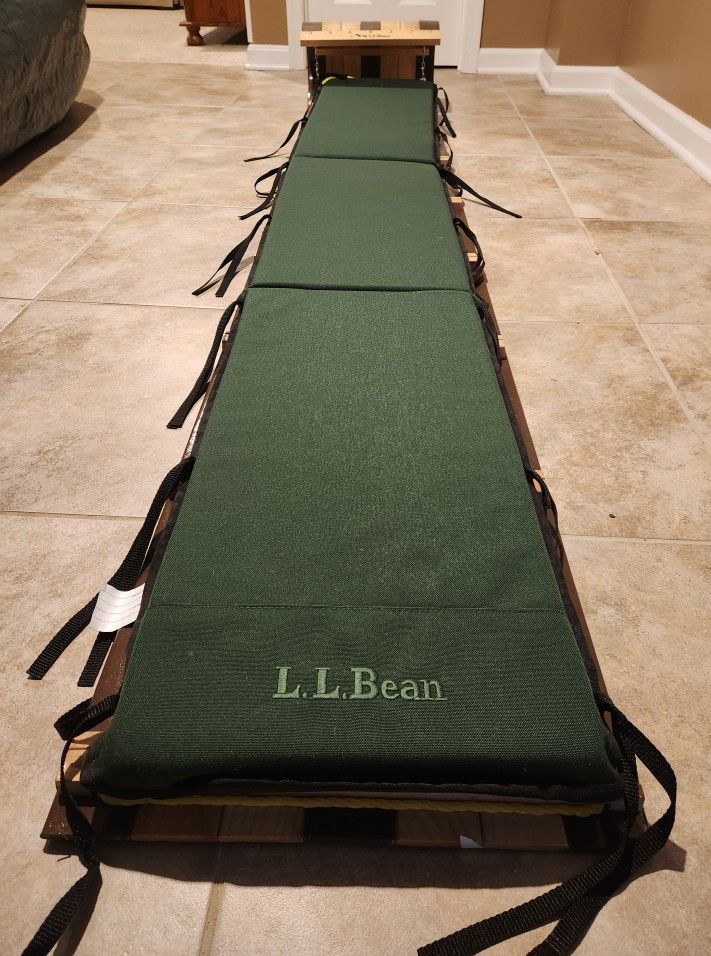 Vintage L.L. Bean Wooden Sled Toboggan