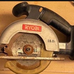 Ryobi 18v 5 1/2” Circular Saw and Battery