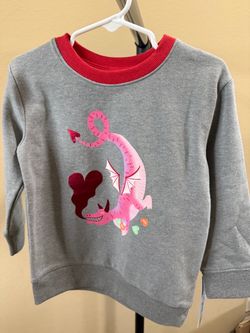 Grey toddler dragon sweater