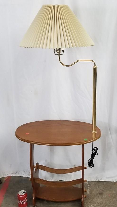 Side Table Floor Lamp - Delivery Available