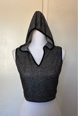 True Rock women’s gray Heather sleeveless hoode