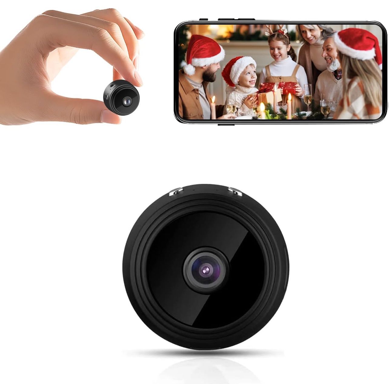 Hidden Cameras - Spy Cameras -Nanny Cam -1080P HD WiFi Security Camera -Best Mini Camera -WiFi Wireless Camera -Surveillance Camera with Motion Detect