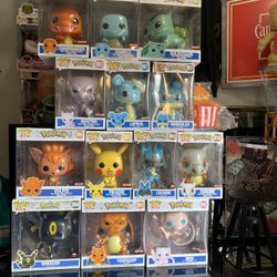 10 inch pokémon funko pop collection 