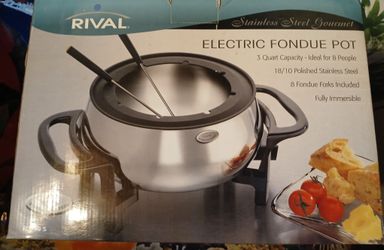 New Rival Electric Fondue Pot