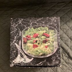 Glass Salad Bowl