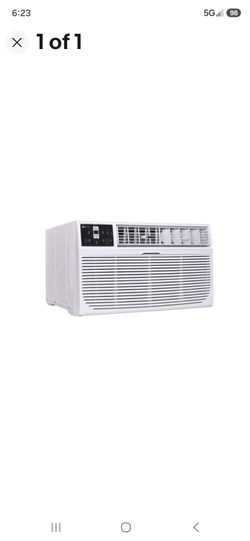 8000 BTU wall unit and 12,000 BTU wall unit